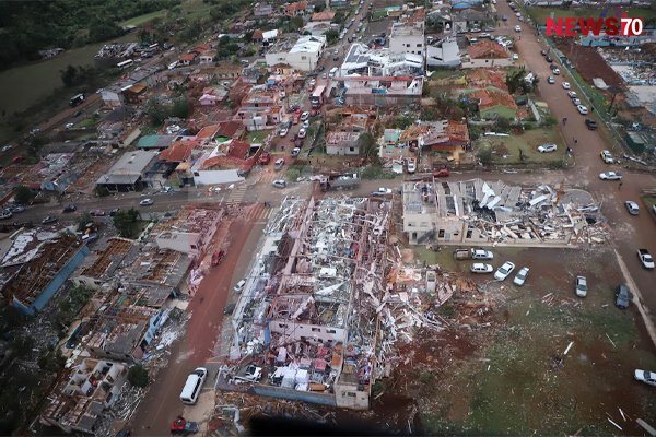 Tornado Devastates Southern Brazil Town, Leaving Six Dead and 750 Injured
